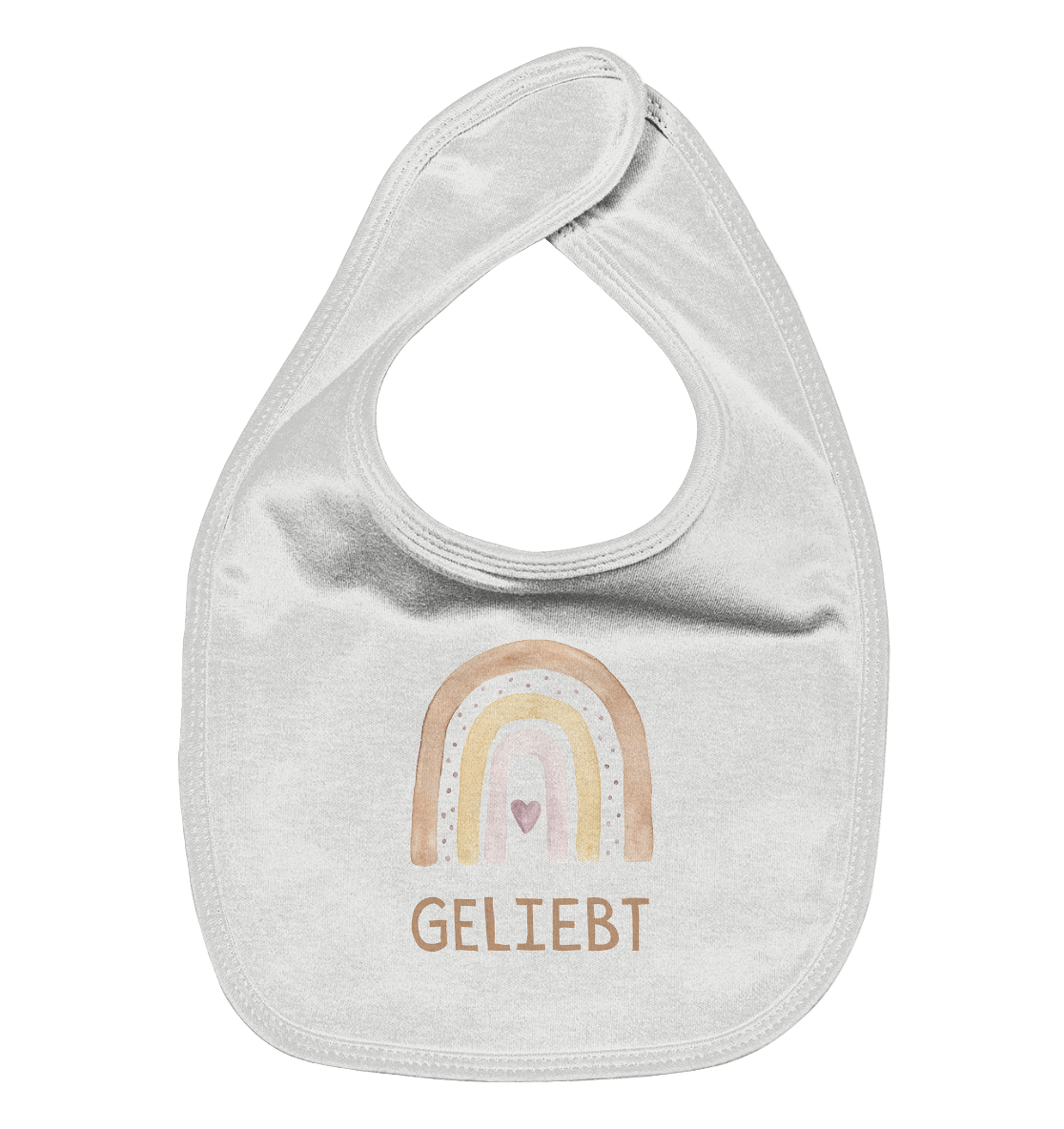 Geliebt Mädchen - Organic Baby-Lätzchen - wertvoll und geliebt 