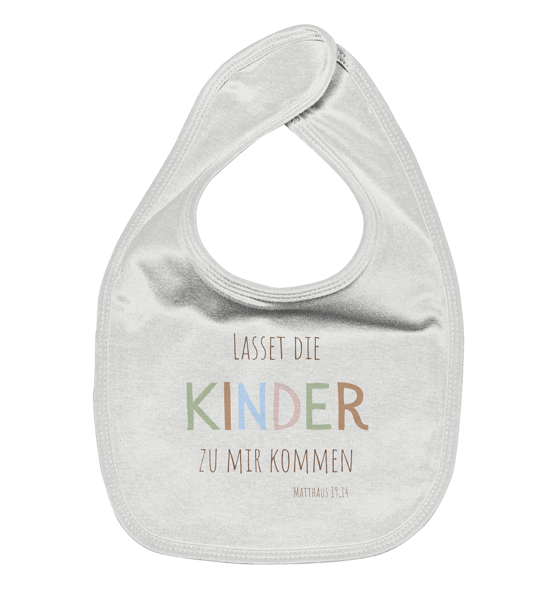 Lasset die Kinder zu mir kommen - Organic Baby-Lätzchen - wertvoll und geliebt 