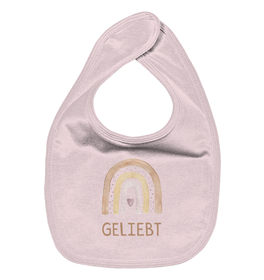 Geliebt Mädchen - Organic Baby-Lätzchen - wertvoll und geliebt 