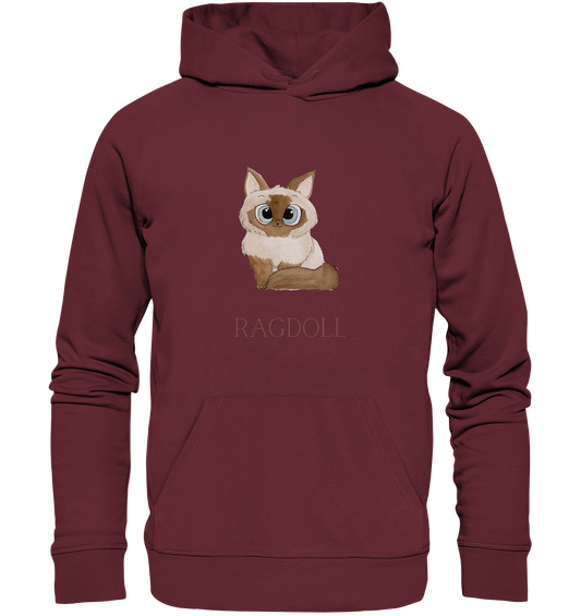 Ragdoll - Organic Basic Hoodie - wertvoll und geliebt 