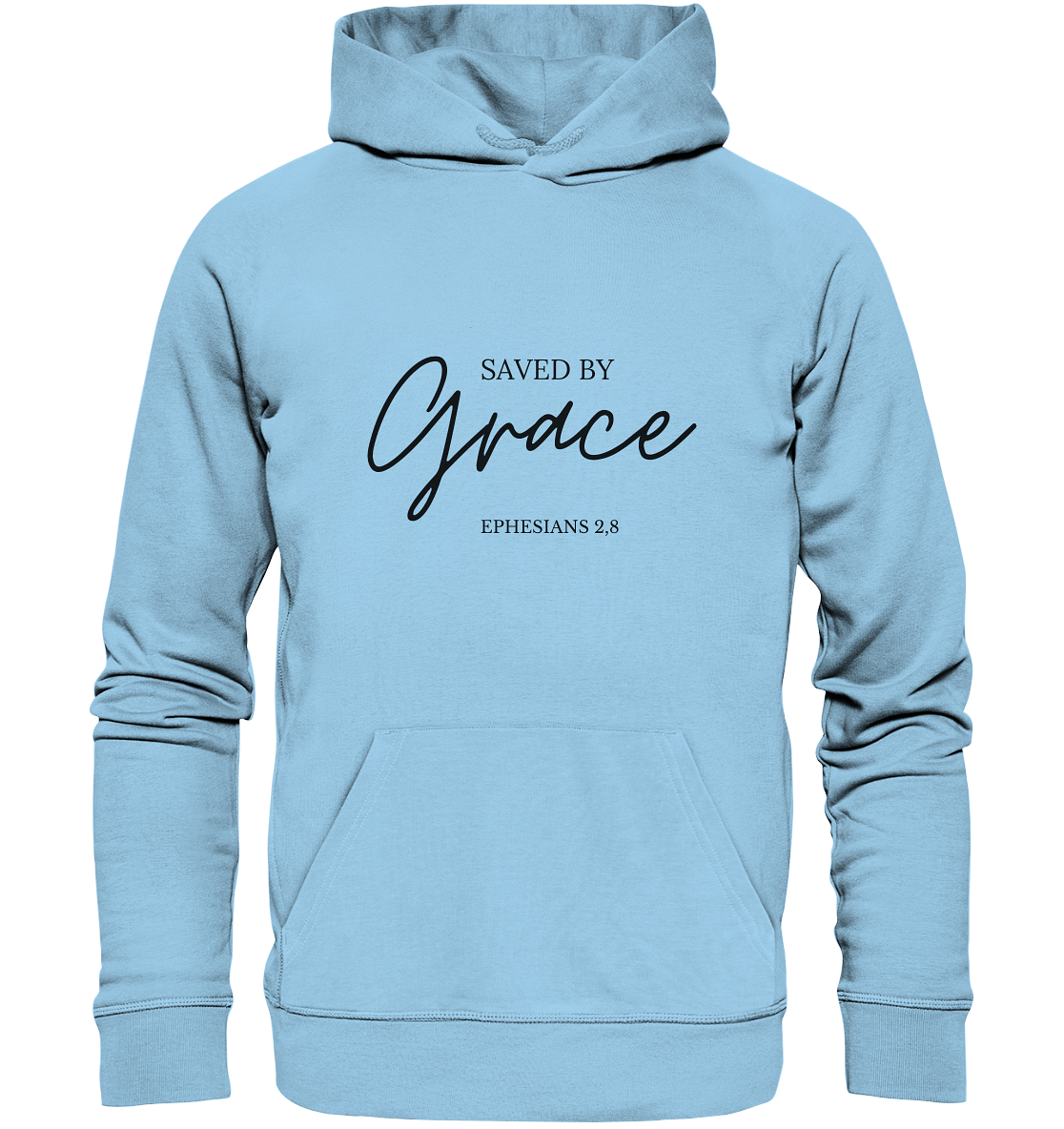 Saved by grace - Organic Basic Hoodie - wertvoll und geliebt 
