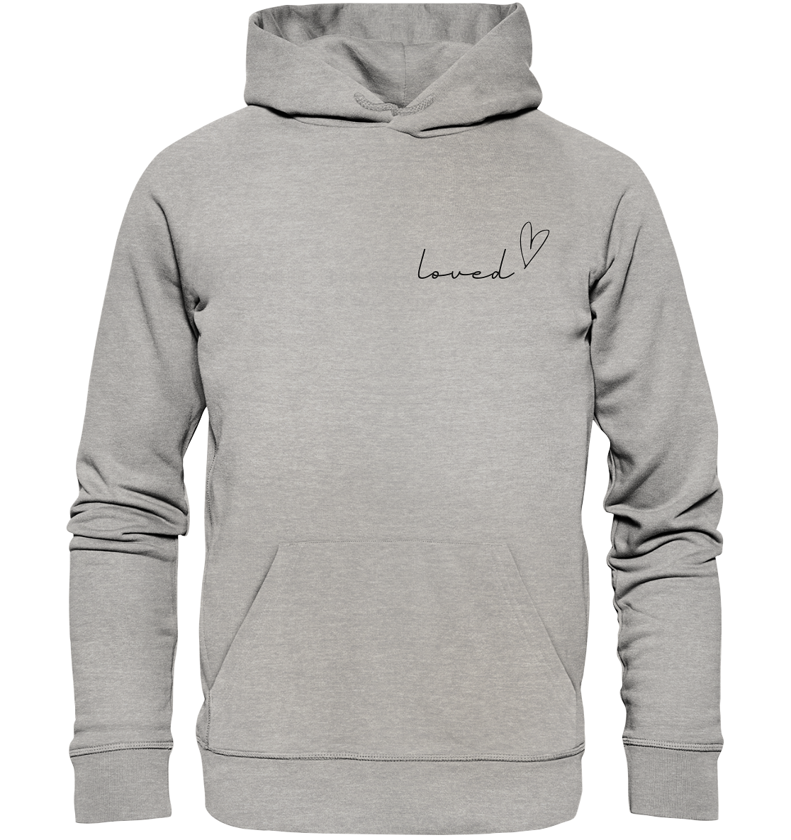 loved - Organic Basic Hoodie - wertvoll und geliebt 