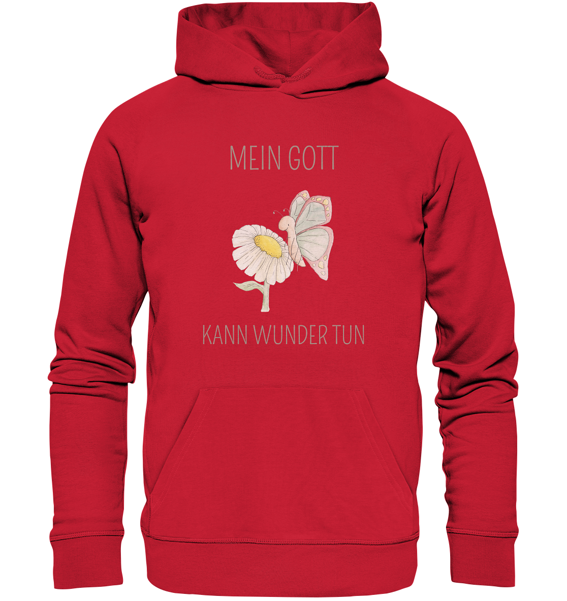 Mein Gott kann Wunder tun - Organic Basic Hoodie - wertvoll und geliebt 