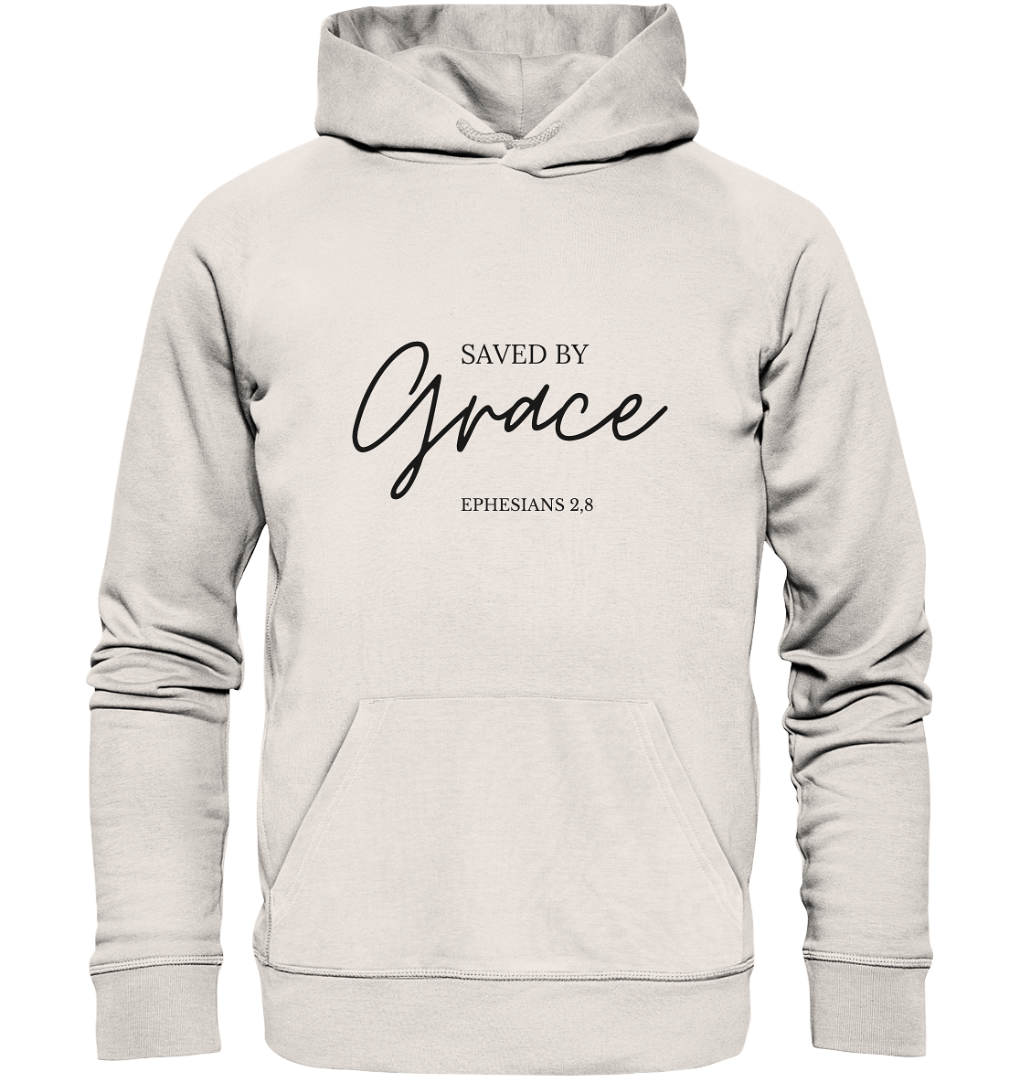 Saved by grace - Organic Basic Hoodie - wertvoll und geliebt 