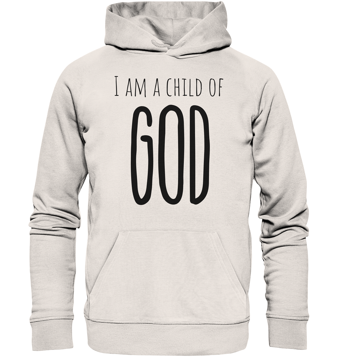 I am a child of God - Organic Basic Hoodie - wertvoll und geliebt 