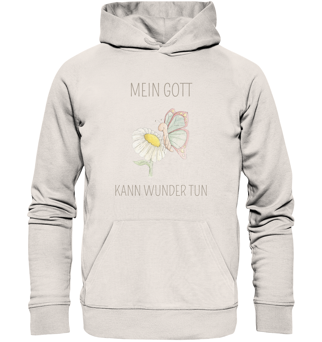 Mein Gott kann Wunder tun - Organic Basic Hoodie - wertvoll und geliebt 
