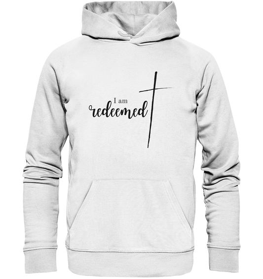 I am redeemed H - Organic Basic Hoodie - wertvoll und geliebt 