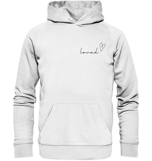 loved - Organic Basic Hoodie - wertvoll und geliebt 