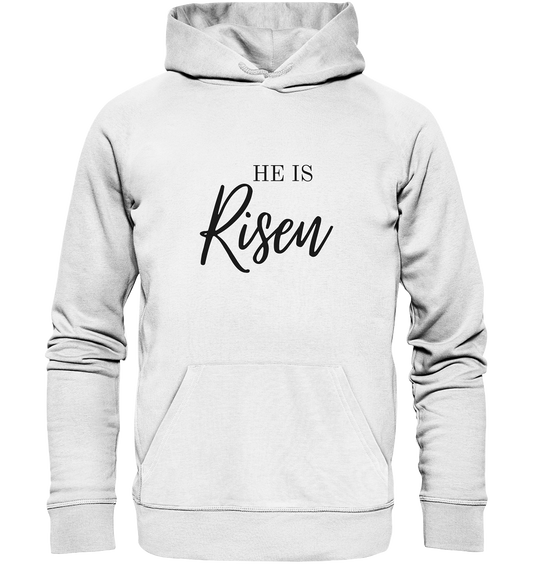 He is Risen - Organic Basic Hoodie - wertvoll und geliebt 