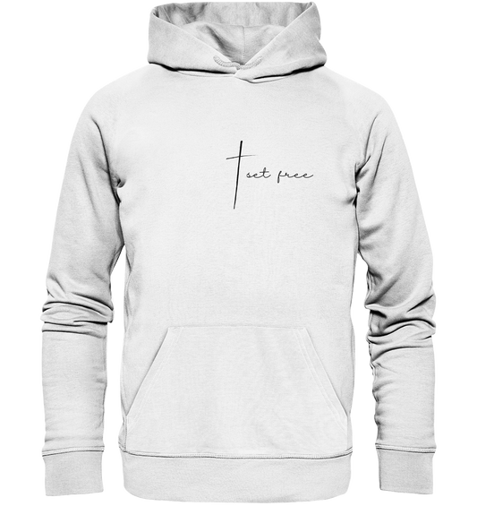set free - Organic Basic Hoodie - wertvoll und geliebt 