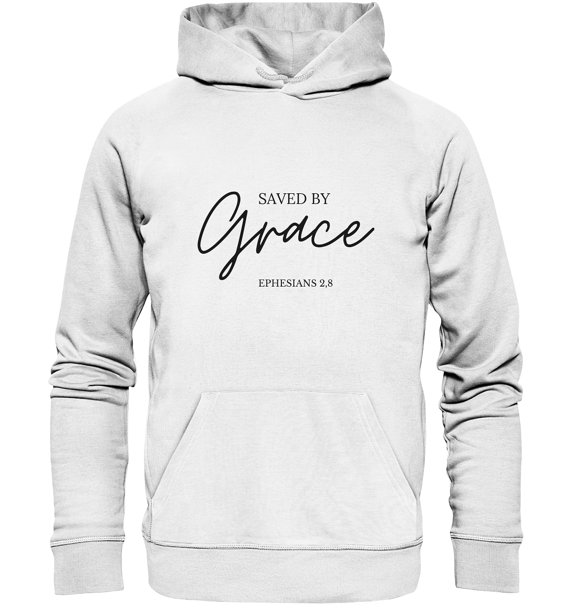 Saved by grace - Organic Basic Hoodie - wertvoll und geliebt 