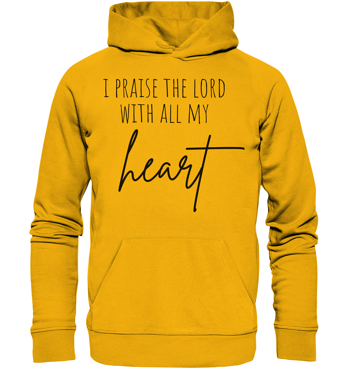 I praise the lord - Organic Basic Hoodie - wertvoll und geliebt 
