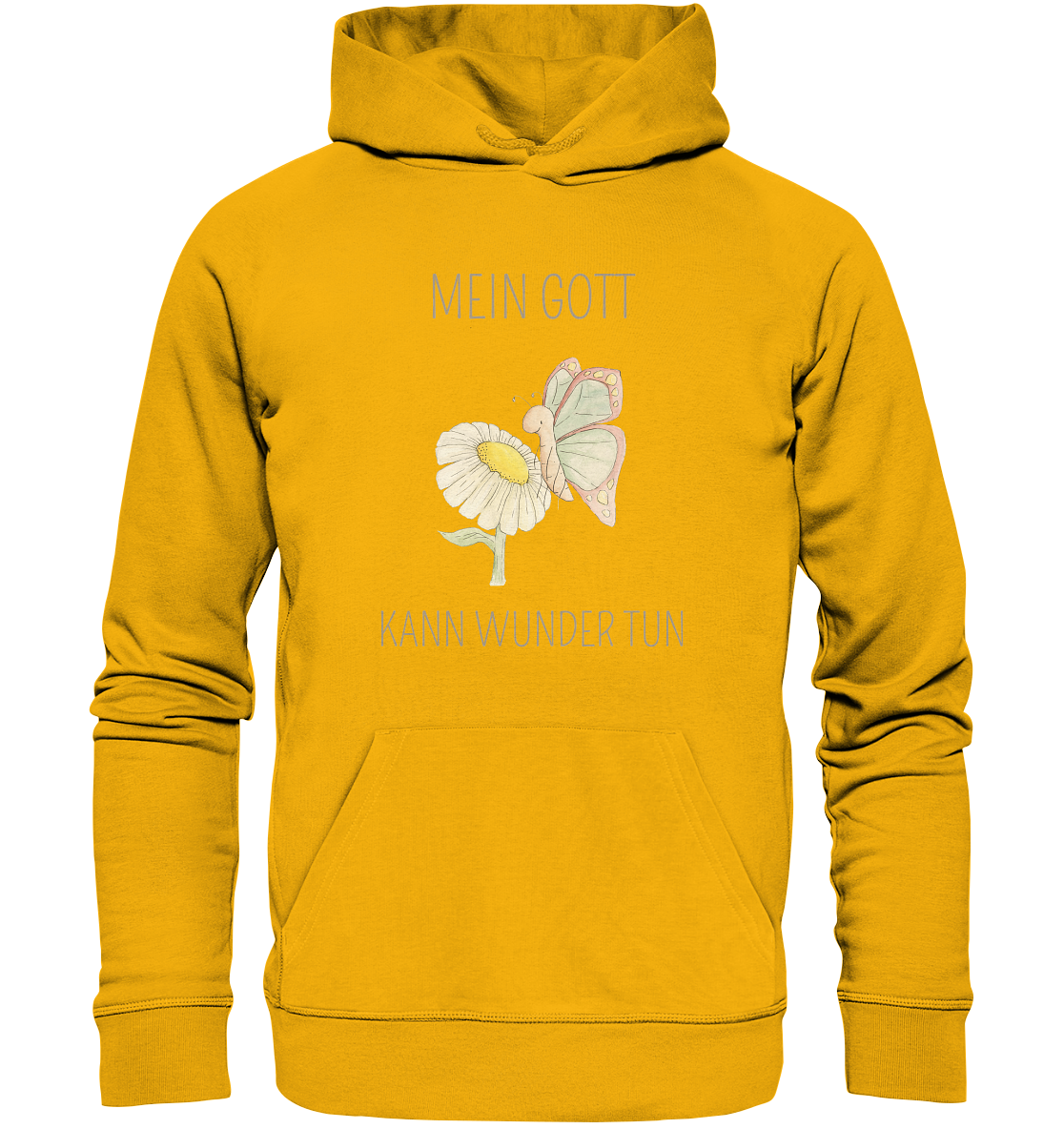 Mein Gott kann Wunder tun - Organic Basic Hoodie - wertvoll und geliebt 