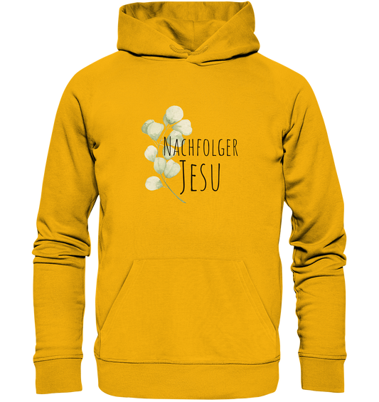 Nachfolger Jesu - Organic Basic Hoodie - wertvoll und geliebt 