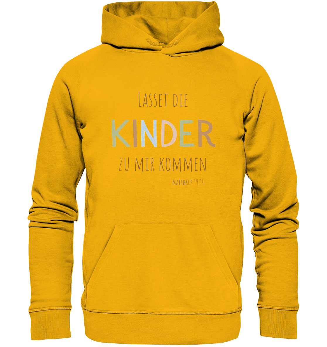 Lasset die Kinder zu mir kommen - Organic Basic Hoodie - wertvoll und geliebt 