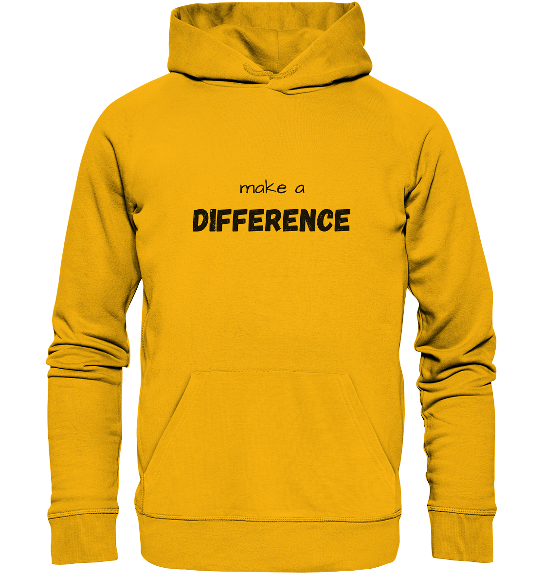 make a difference - Organic Basic Hoodie - wertvoll und geliebt 