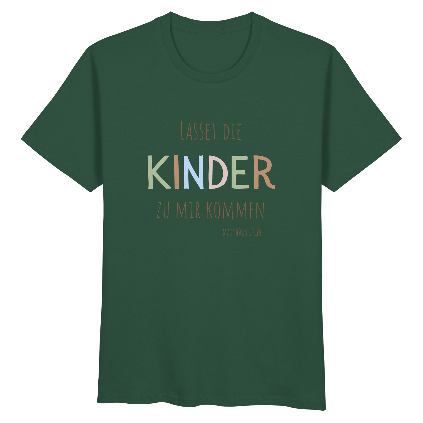 Lasset die Kinder zu mir kommen - Organic Basic Shirt - wertvoll und geliebt 