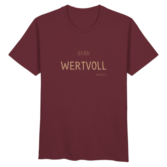 Wertvoll - Organic Basic Shirt - wertvoll und geliebt 