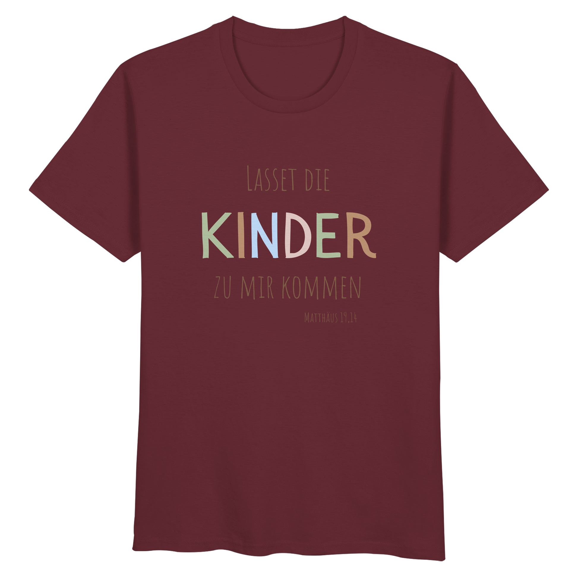 Lasset die Kinder zu mir kommen - Organic Basic Shirt - wertvoll und geliebt 