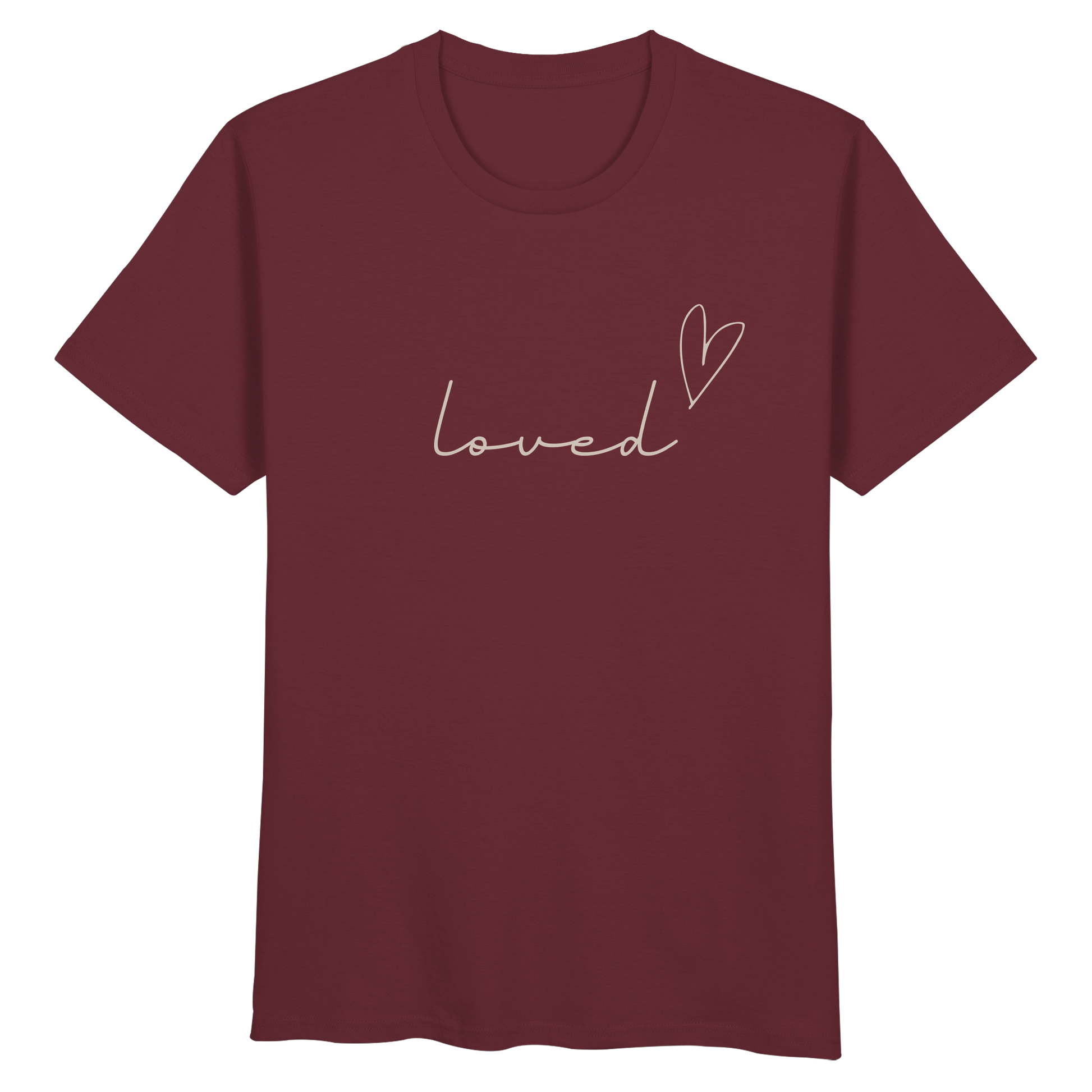 loved - Organic Basic Shirt - wertvoll und geliebt 