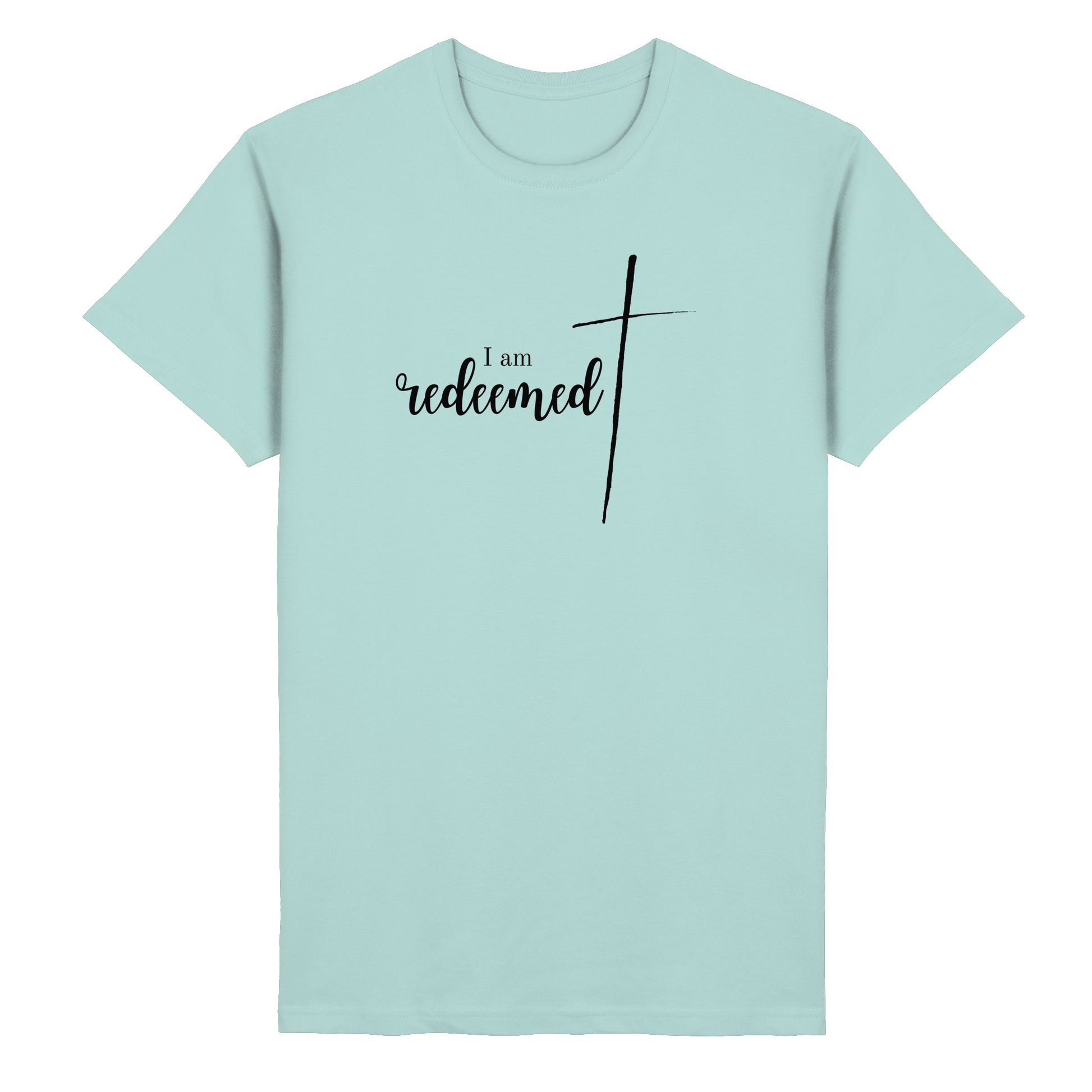 I am redeemed H - Organic Basic Shirt - wertvoll und geliebt 