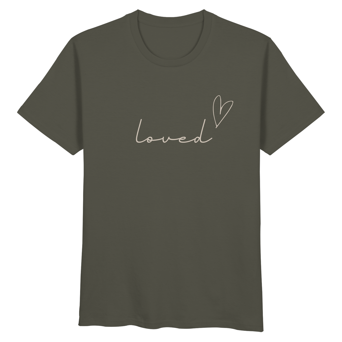 loved - Organic Basic Shirt - wertvoll und geliebt 