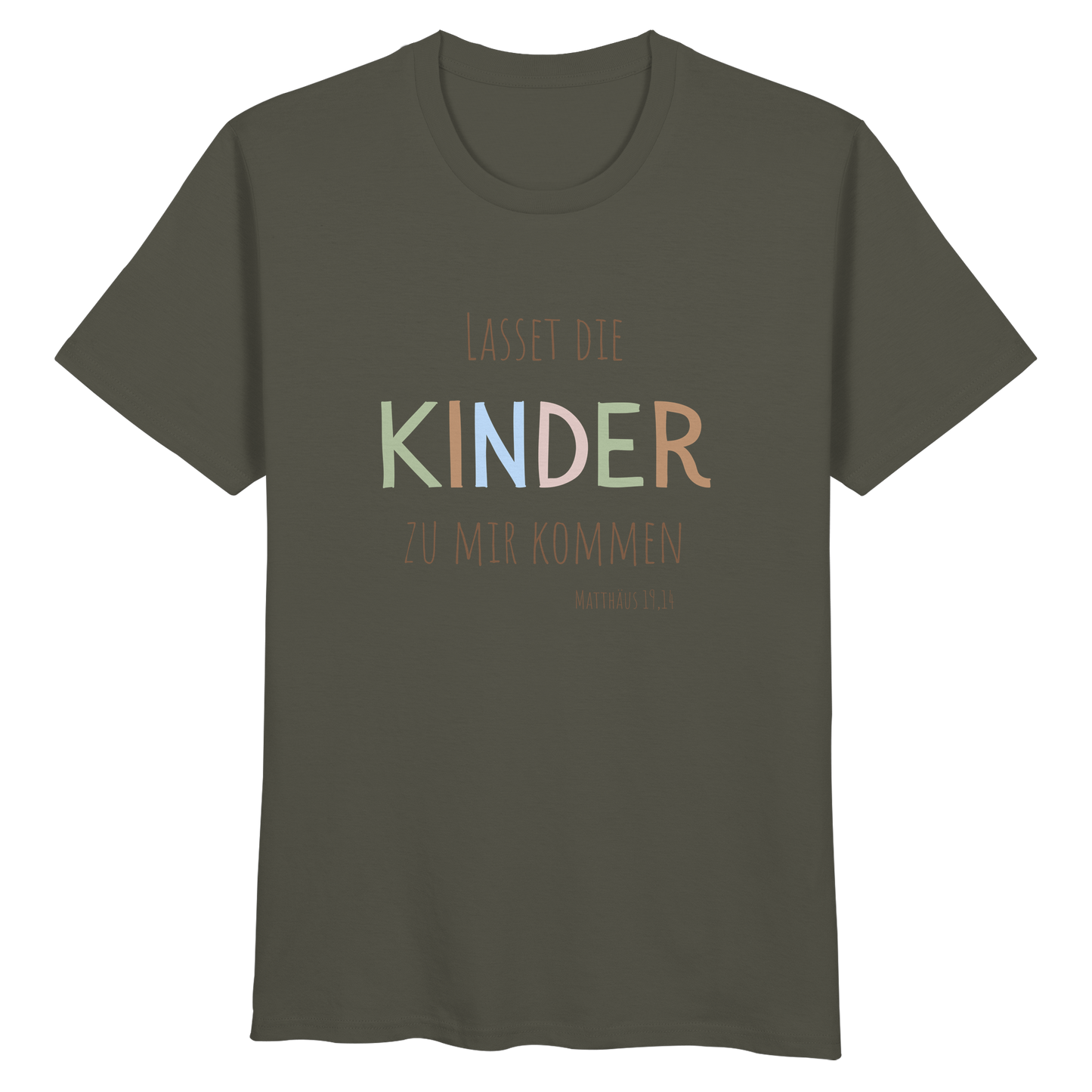 Lasset die Kinder zu mir kommen - Organic Basic Shirt - wertvoll und geliebt 