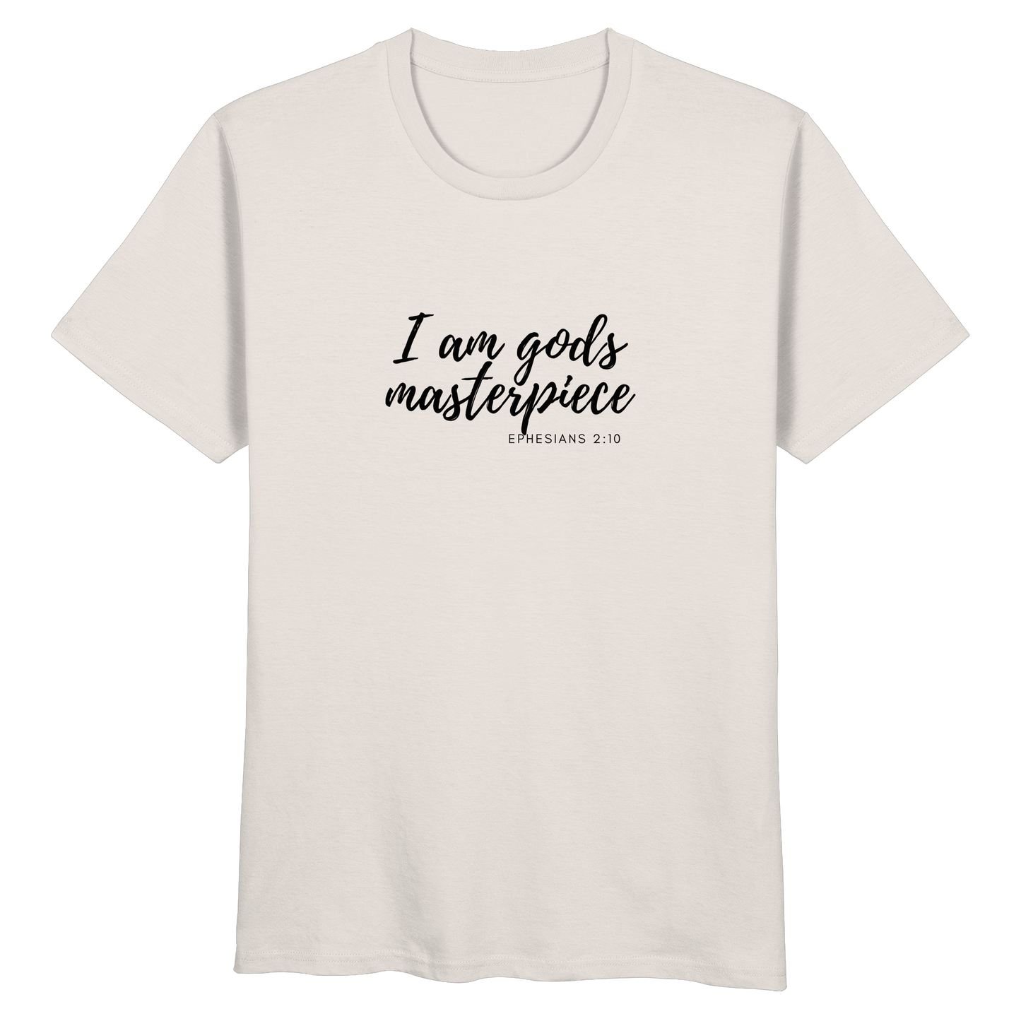 Gods Masterpiece - Organic Basic Shirt - wertvoll und geliebt 