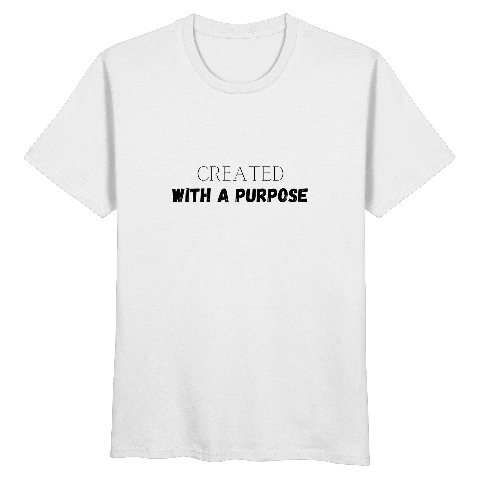 Created with a purpose - Organic Basic Shirt - wertvoll und geliebt 
