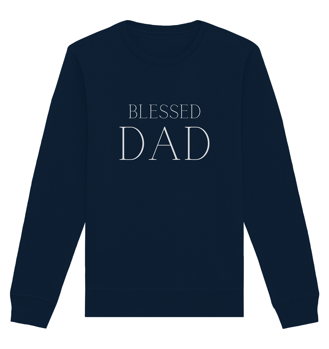 Blessed dad - Organic Basic Unisex Sweatshirt - wertvoll und geliebt 