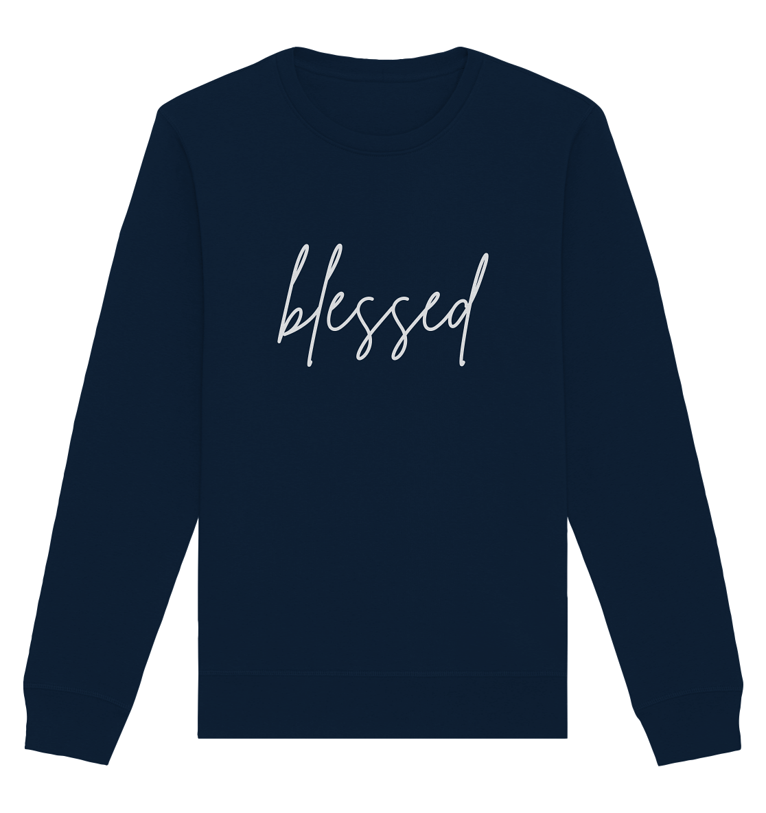 blessed - Organic Basic Unisex Sweatshirt - wertvoll und geliebt 