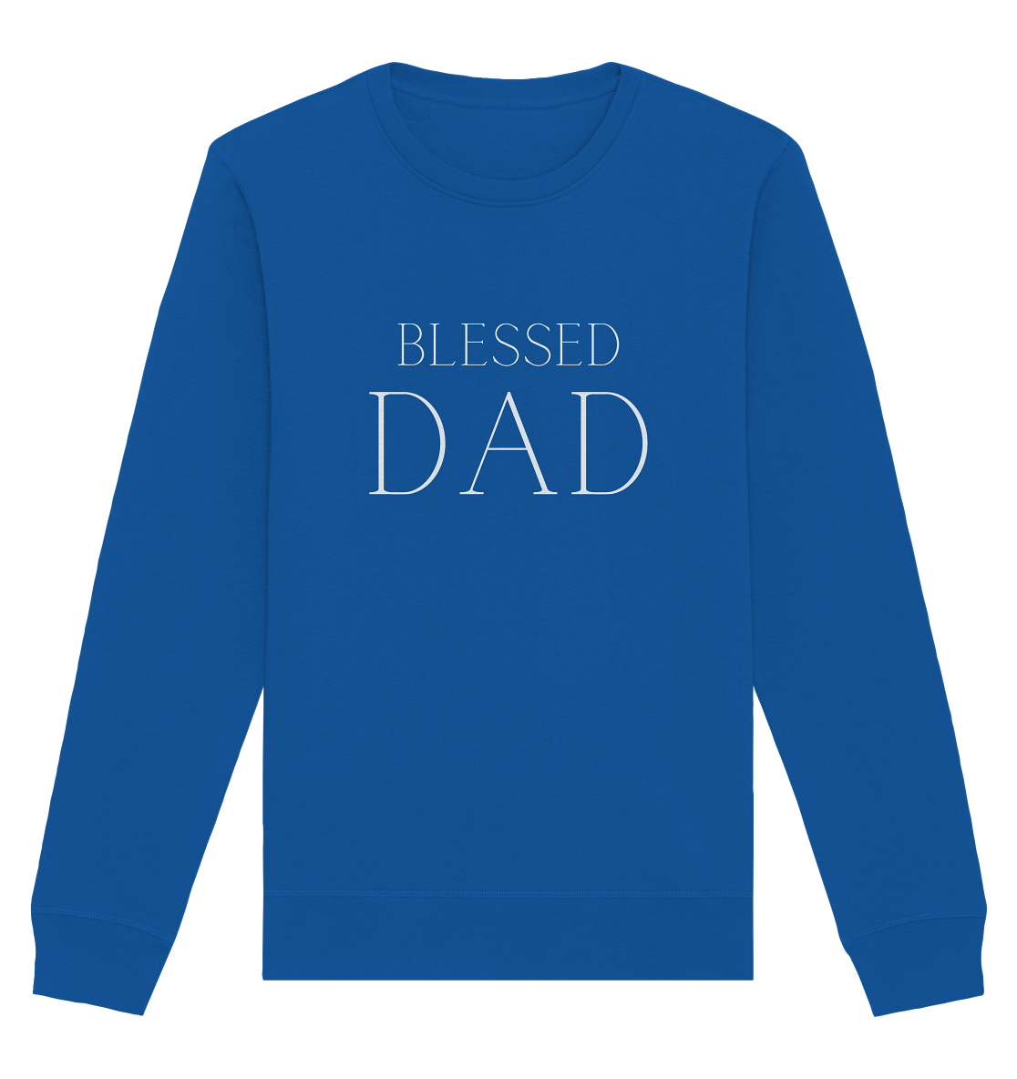 Blessed dad - Organic Basic Unisex Sweatshirt - wertvoll und geliebt 