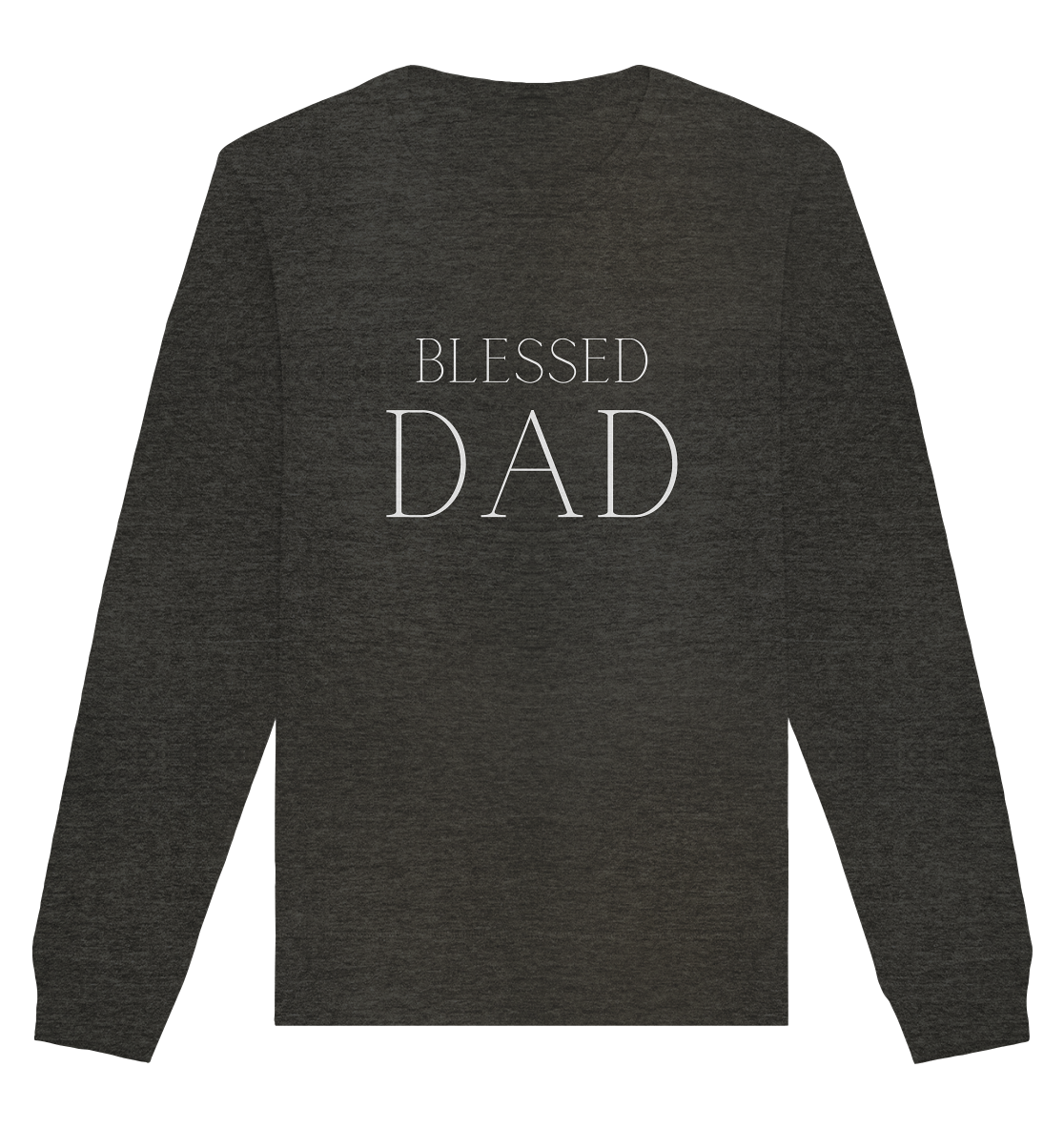 Blessed dad - Organic Basic Unisex Sweatshirt - wertvoll und geliebt 