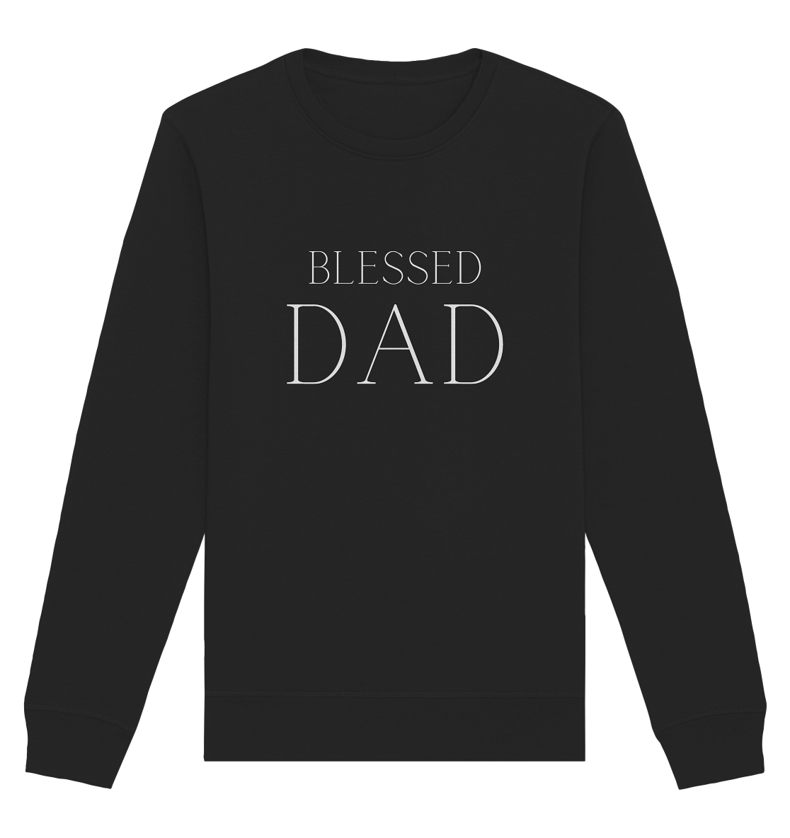 Blessed dad - Organic Basic Unisex Sweatshirt - wertvoll und geliebt 