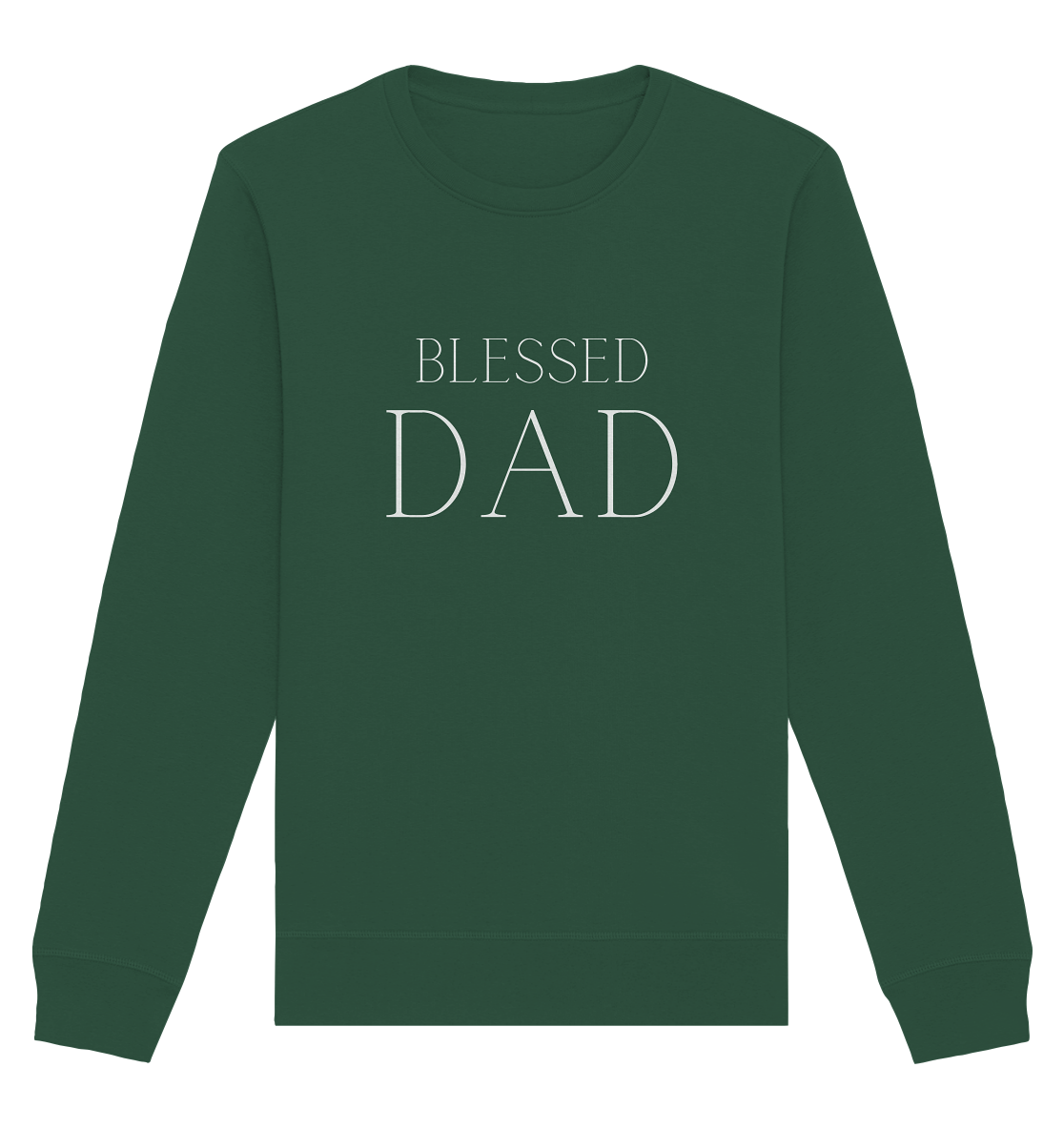 Blessed dad - Organic Basic Unisex Sweatshirt - wertvoll und geliebt 