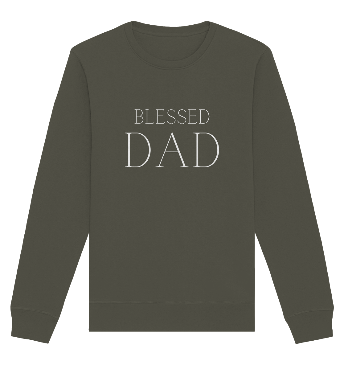 Blessed dad - Organic Basic Unisex Sweatshirt - wertvoll und geliebt 