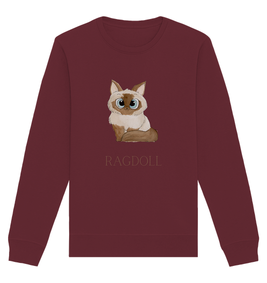 Ragdoll - Organic Basic Unisex Sweatshirt - wertvoll und geliebt 