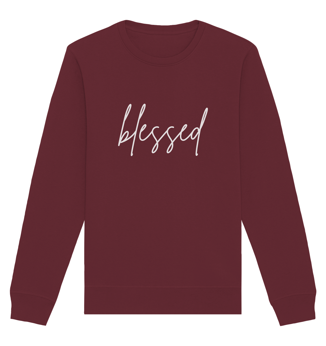 blessed - Organic Basic Unisex Sweatshirt - wertvoll und geliebt 