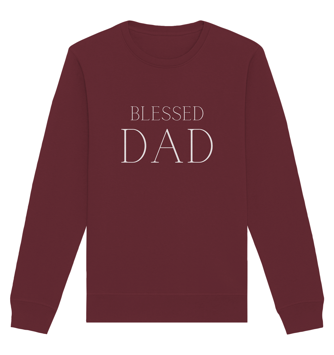 Blessed dad - Organic Basic Unisex Sweatshirt - wertvoll und geliebt 