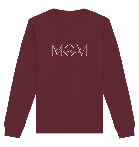 Blessed mom - Organic Basic Unisex Sweatshirt - wertvoll und geliebt 