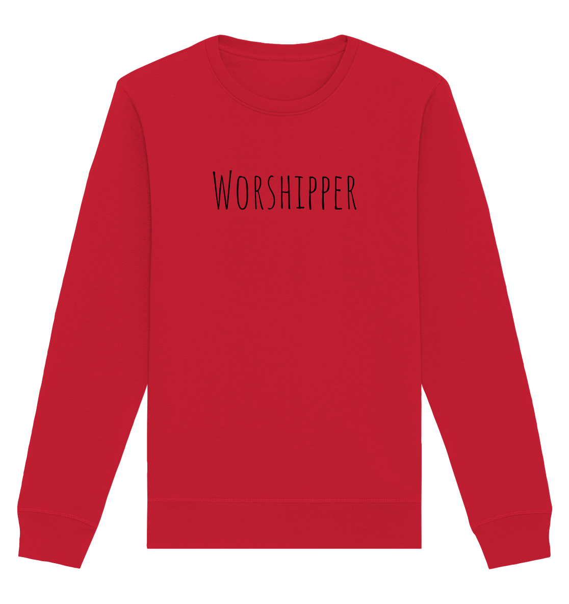 Worshipper - Organic Basic Unisex Sweatshirt - wertvoll und geliebt 