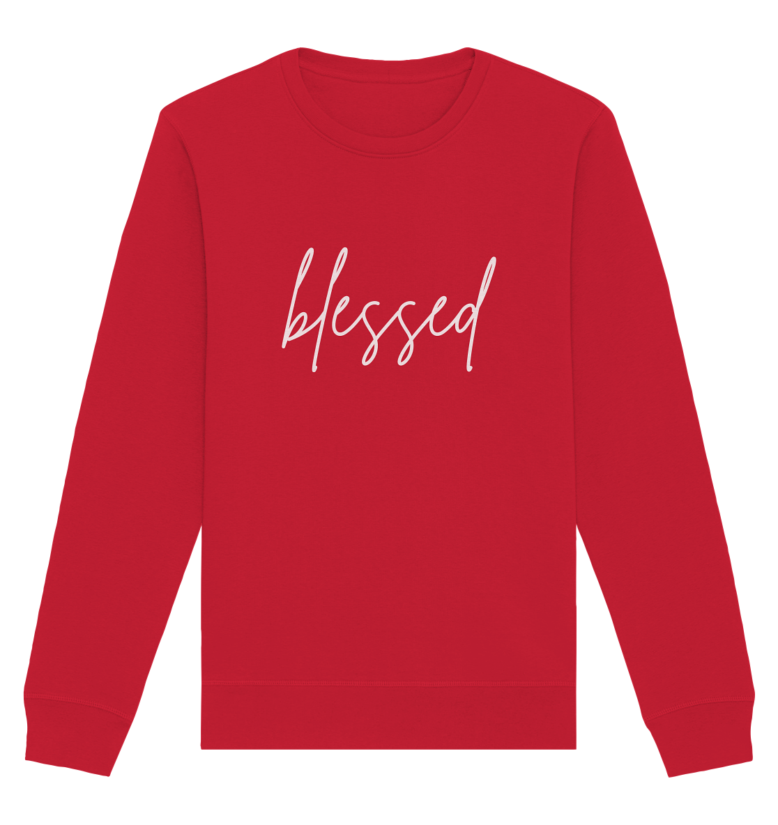 blessed - Organic Basic Unisex Sweatshirt - wertvoll und geliebt 