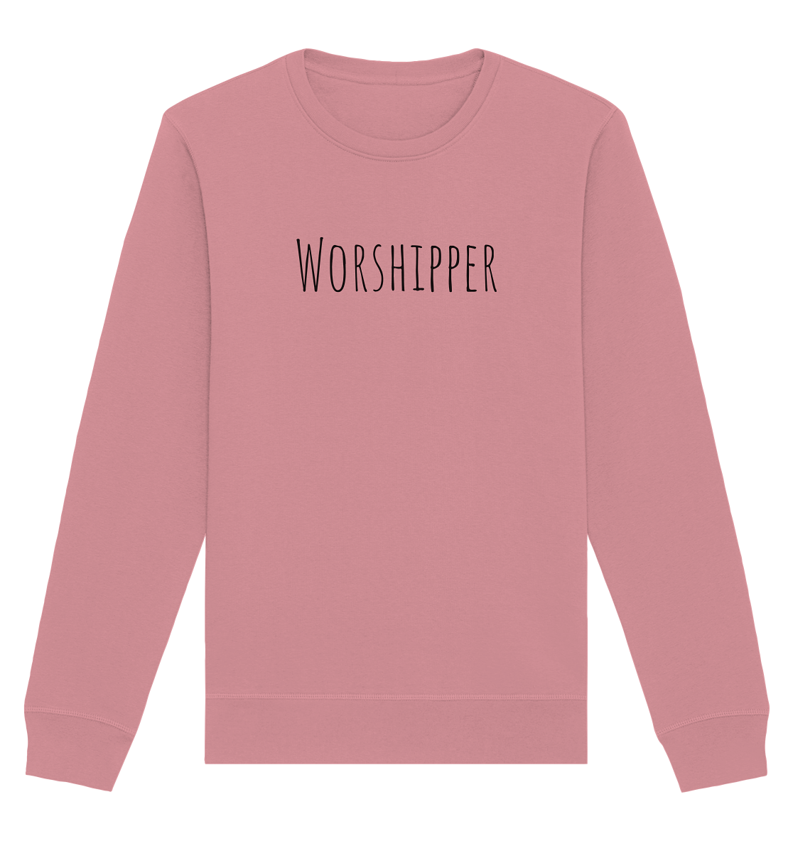 Worshipper - Organic Basic Unisex Sweatshirt - wertvoll und geliebt 