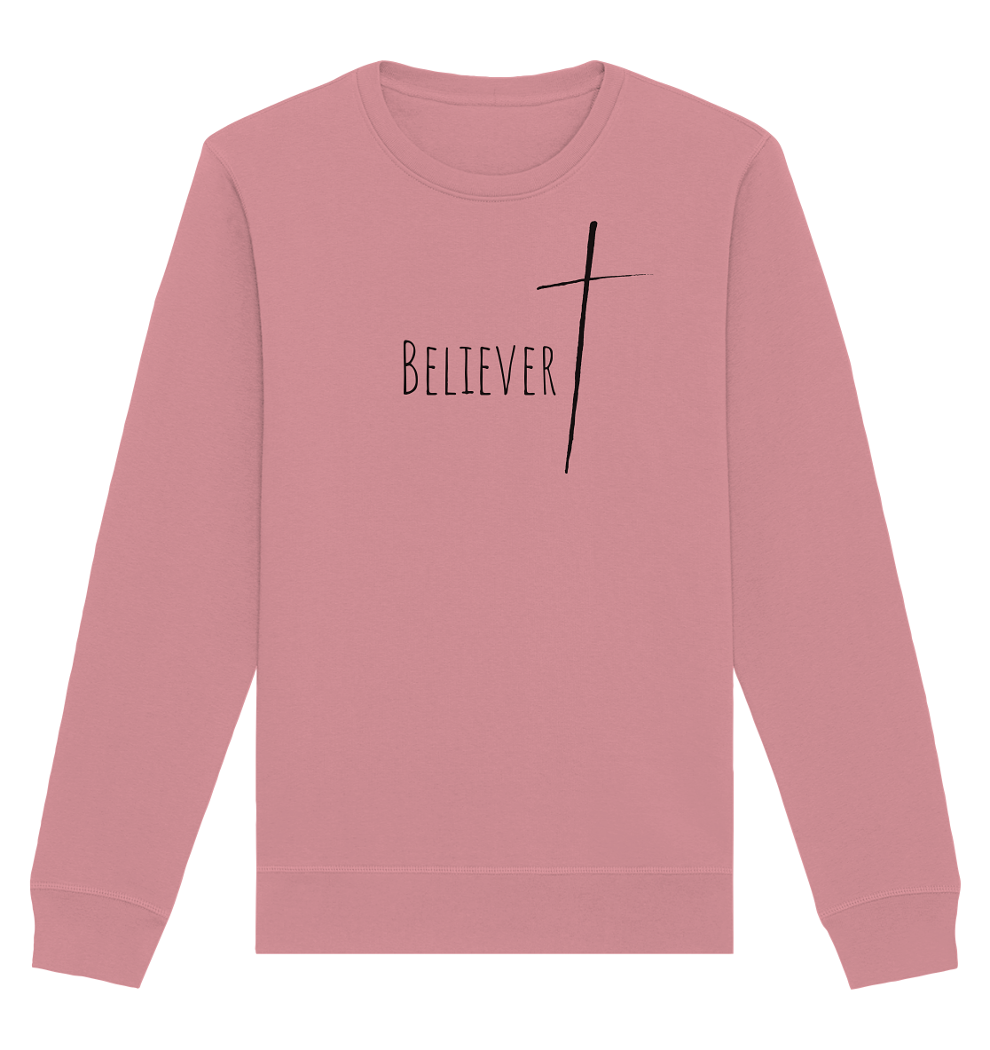 believer - Organic Basic Unisex Sweatshirt - wertvoll und geliebt 