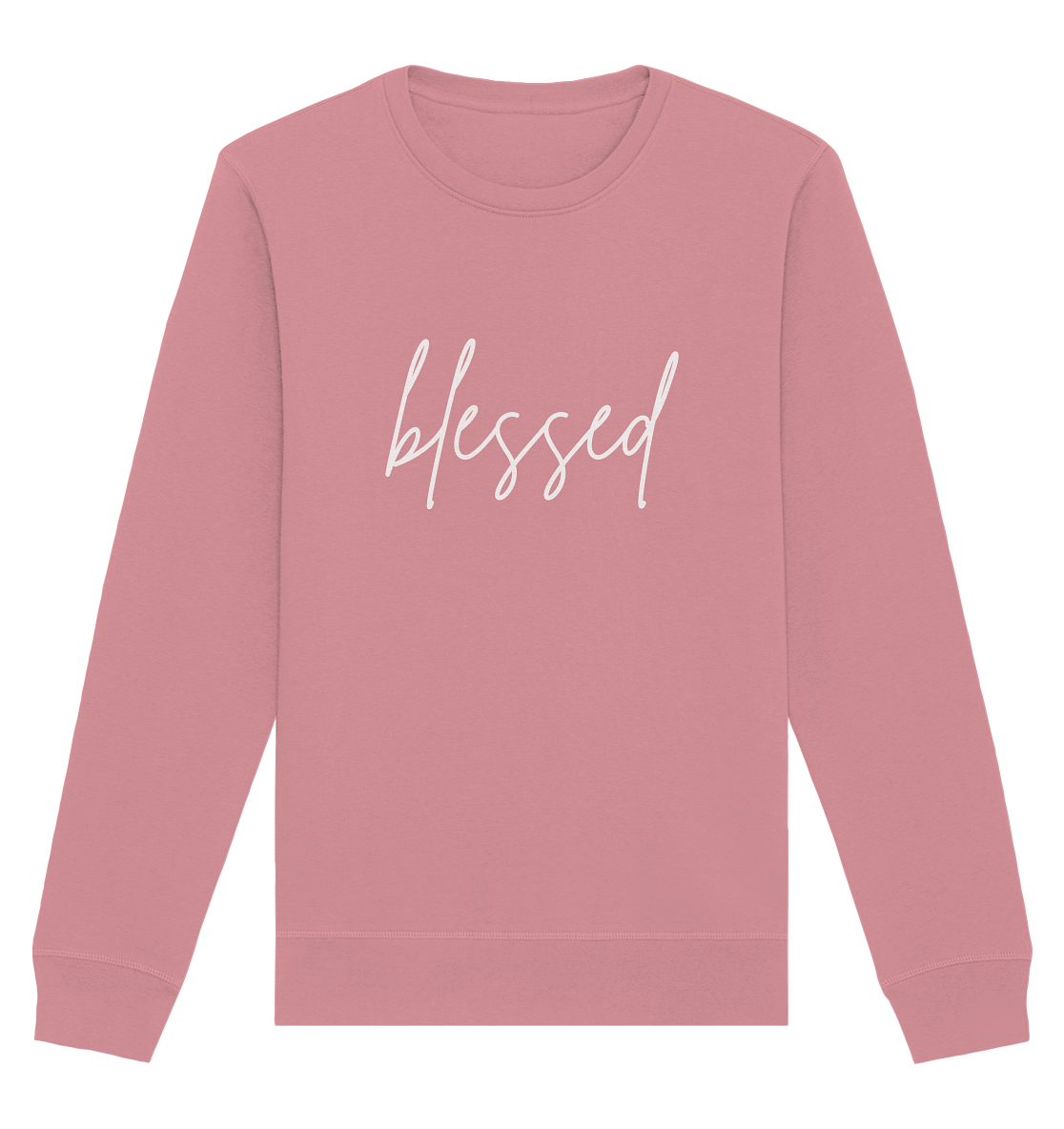 blessed - Organic Basic Unisex Sweatshirt - wertvoll und geliebt 