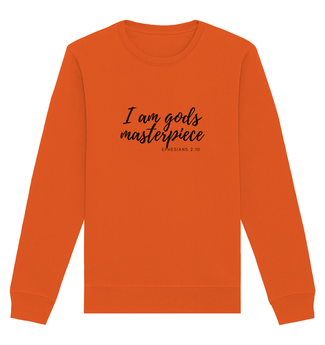 Gods Masterpiece - Organic Basic Unisex Sweatshirt - wertvoll und geliebt 