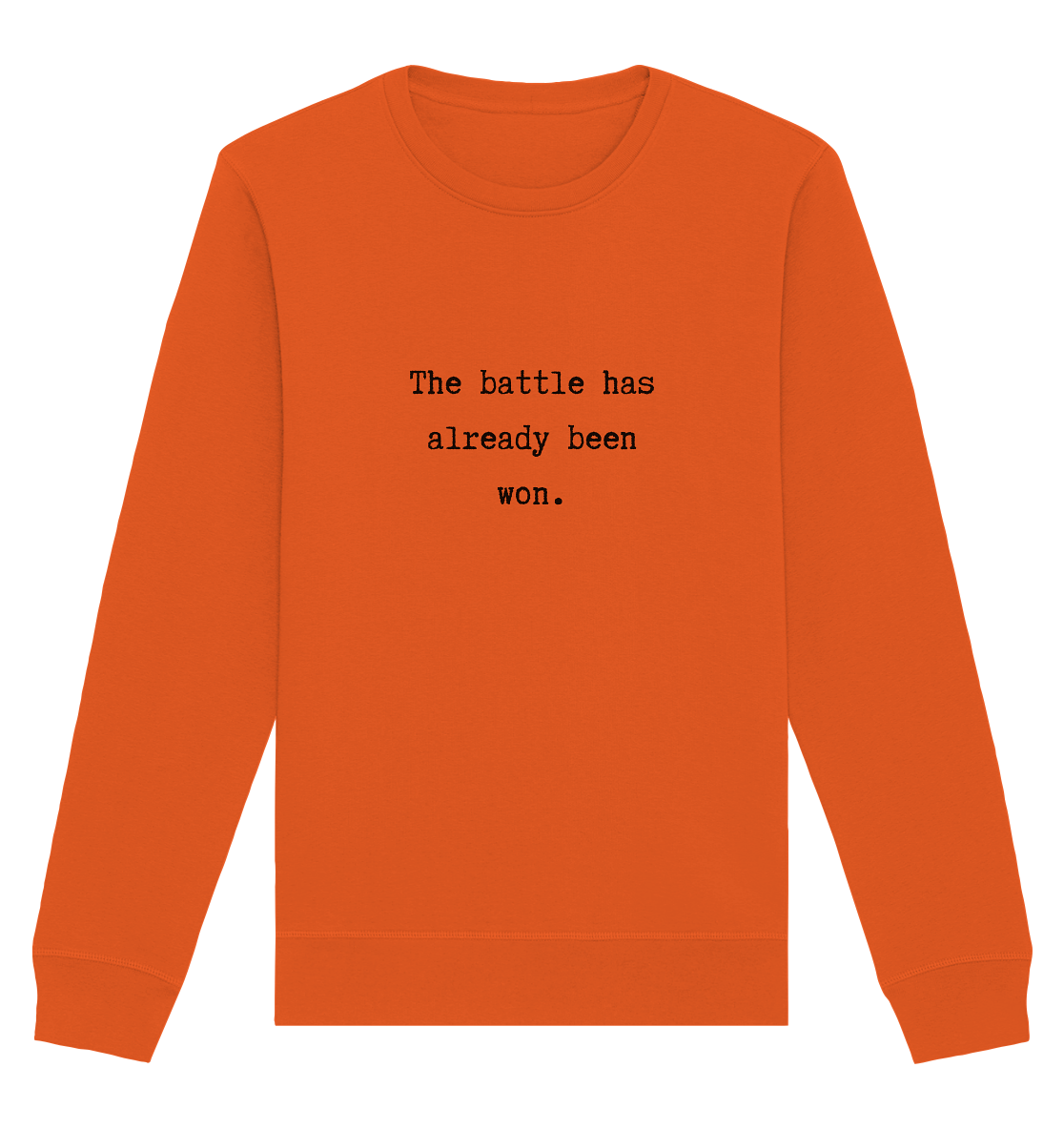 The battle - Organic Basic Unisex Sweatshirt - wertvoll und geliebt 