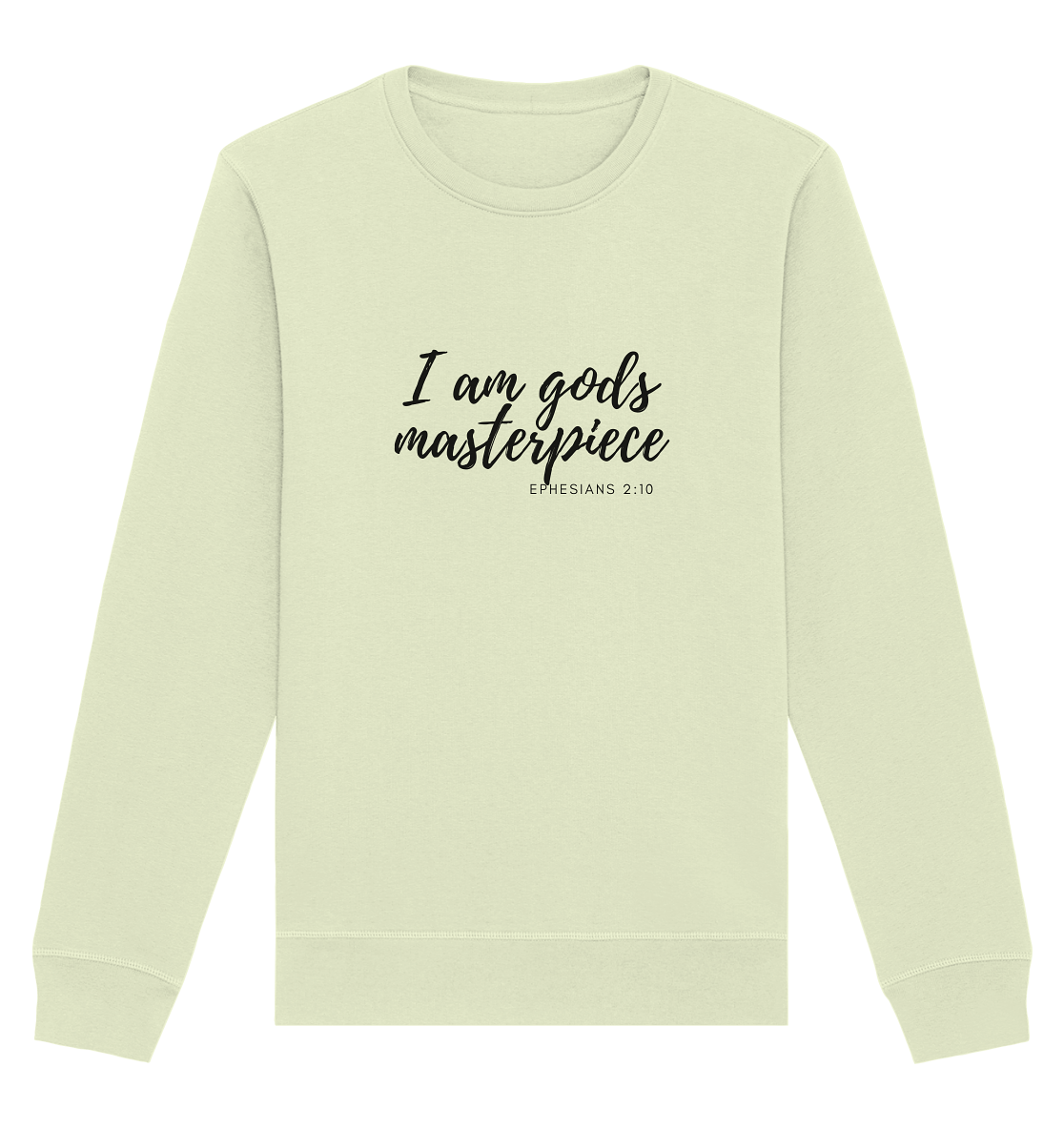 Gods Masterpiece - Organic Basic Unisex Sweatshirt - wertvoll und geliebt 