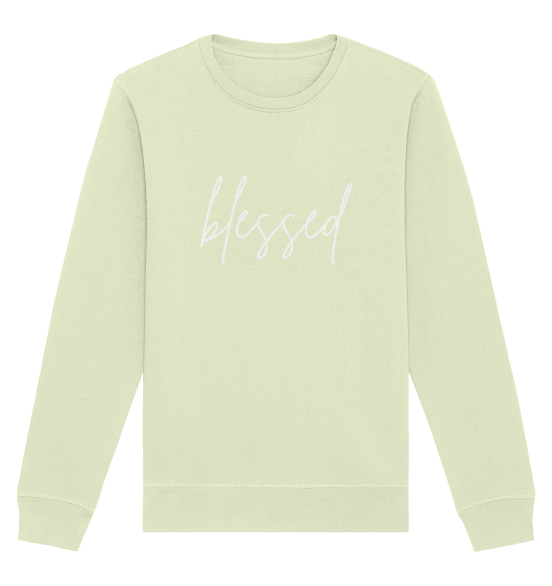 blessed - Organic Basic Unisex Sweatshirt - wertvoll und geliebt 