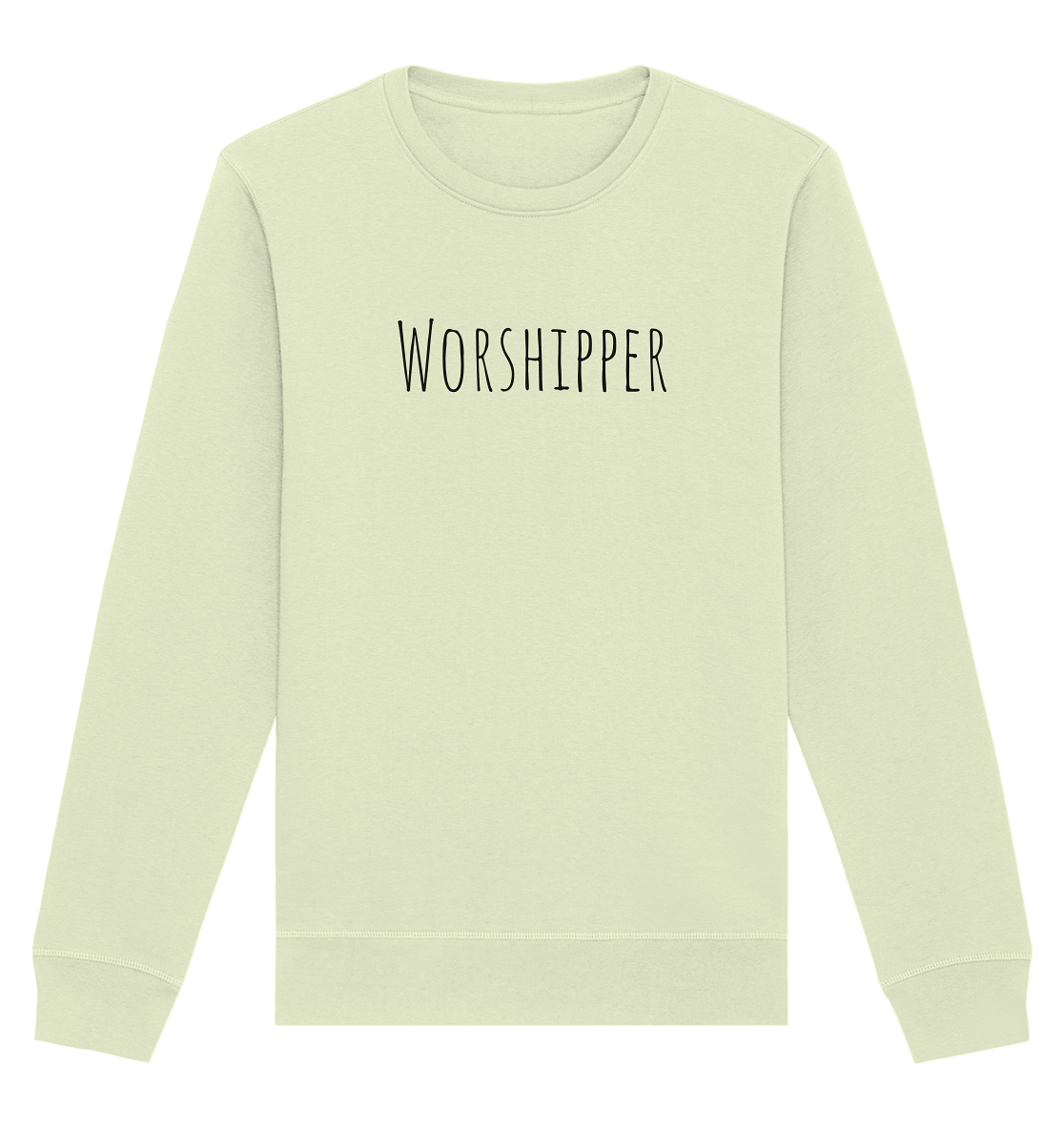 Worshipper - Organic Basic Unisex Sweatshirt - wertvoll und geliebt 
